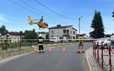 Wypadek podczas prac polowych w Cianowicach k. Krakowa